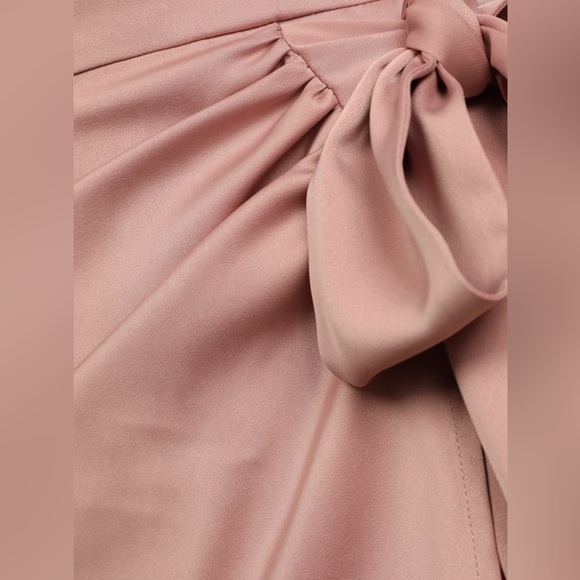 NWT lulus mini satin one shoulder dress - Picture 4 of 4